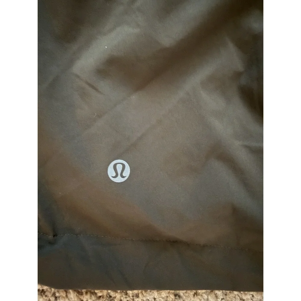 Lululemon Women's Rise and Shine Jacket III Dark Olive Sz 6 Water Wind Resistant